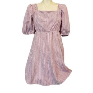 Nordstrom Red and white gingham mini dress size medium